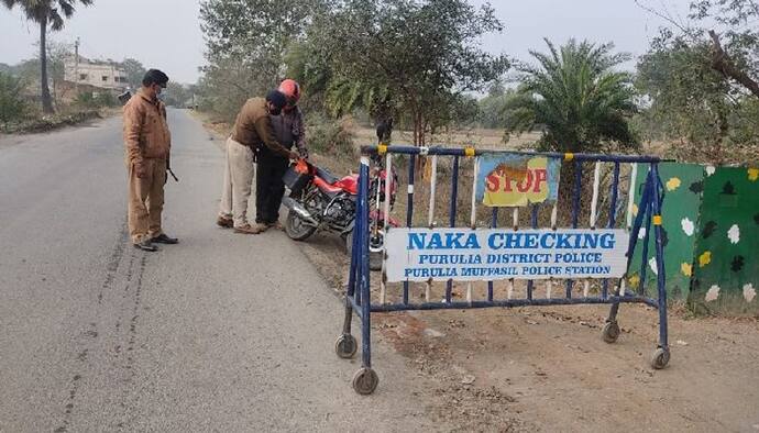 Purulia Security: মাওবাদী হামলার আশঙ্কা, জঙ্গলমহল জুড়ে শুরু নাকা চেকিং