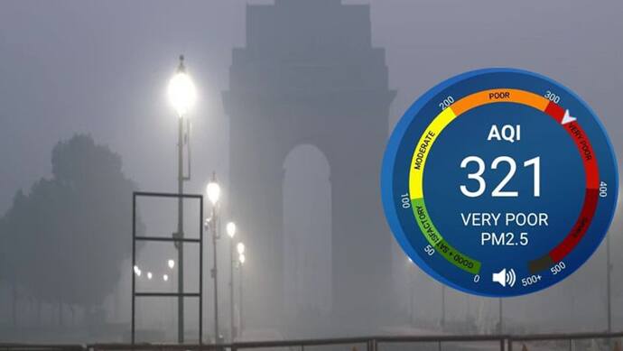 Air Pollution: दिल्ली की हवा लगातार खराब कैटेगरी में, AQI 321 दर्ज हुआ, अब मौसम में बदलाव से ही उम्मीद