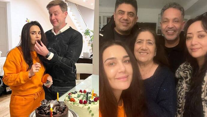 बर्थडे पर Preity Zinta को पति ने खिलाया केक, घरवालों के साथ डिंपल गर्ल ने ऐसे मनाया जन्मदिन पर जश्न