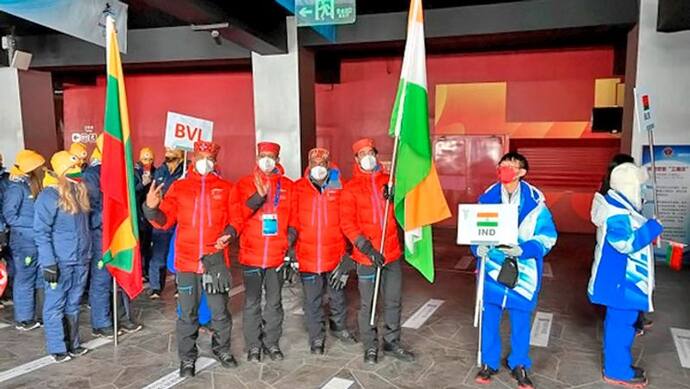 Beijing Winter Olympics 2022: अल्पाइन स्कीयर मोहम्मद आरिफ खान ने उद्घाटन समारोह में की भारत की अगुवाई