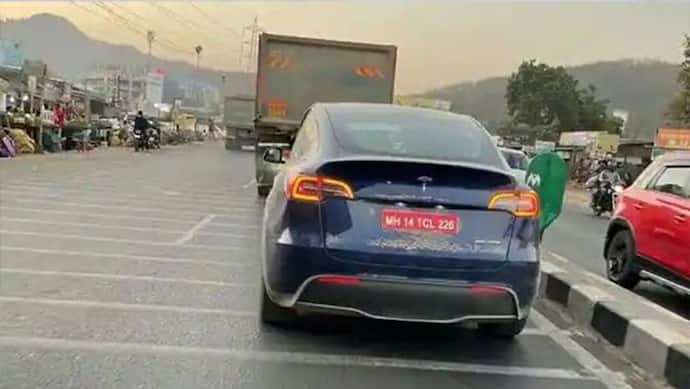 Tesla Model Y electric car भारत के इस शहर में की गई स्पॉट, देखें कंपनी की क्या है तैयारी
