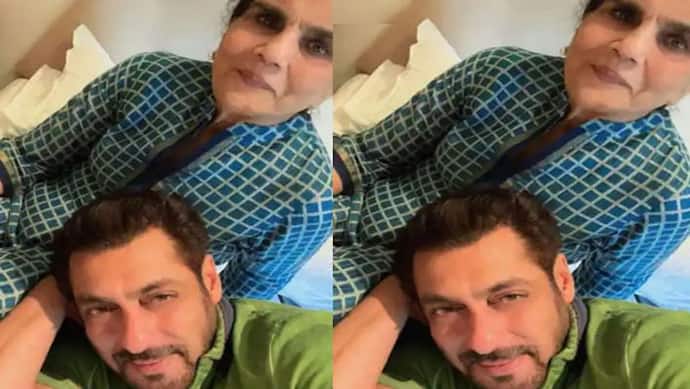 मां की गोद में सिर रखकर सुकून में दिखें Salman khan, फोटो का कैप्शन देख फैंस ने 'भाईजान'  पर लुटाया दिल