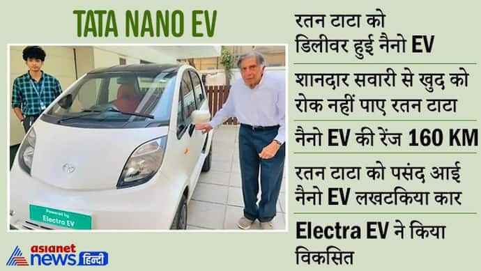 रतन टाटा को गिफ्ट में मिली Tata Nano EV, झट से निकल गए लांग ड्राइव पर, देखें जुदा अंदाज