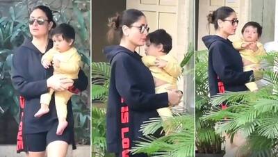 सालभर का हुआ Kareena Kapoor का बेटा जेह, छोटी निकर पहन लाडले को गोद में लिए सड़क पर घूमती दिखी बेबो