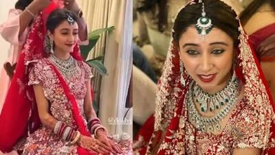 Tina Ambani की बहू ने शादी में पहना चांदी-रेशम से बना लहंगा, नई दुल्हन के गहनों में जड़े थे हीरा-पन्ना