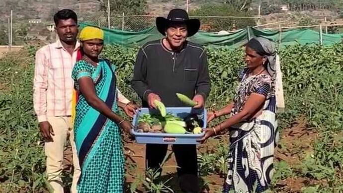 86 साल के Dharmendra ने खेत में लगाए प्याज-आलू के पौधे, शानदार है 100 एकड़ में फैला ये फॉर्महाउस