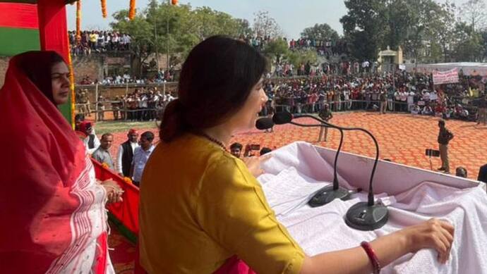 UP Chunav 2022: जौनपुर में बोलीं डिंपल यादव- यूपी में महिला पुलिस इकाई का किया जाएगा गठन