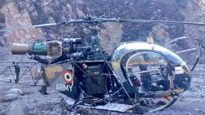 जम्मू-कश्मीर के बांदीपोरा में LOC के पास आर्मी का हेलिकाप्टर क्रैश, मौसम की खराबी हो सकती है वजह