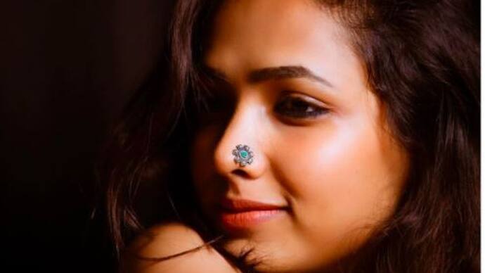 Anupama Gowda unique nose ring