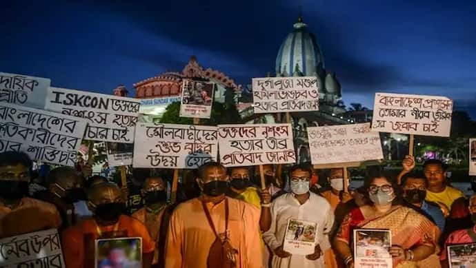 बांग्लादेशः इस्कॉन मंदिर पर 500 लोगों ने किया हमला, आरोप- पुलिस कर रही हमलावरों का समर्थन