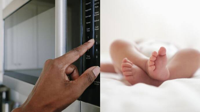 new born found dead in microwave oven