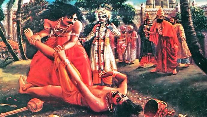 Mahabharata :कुश्ती में भीम भी नहीं हरा पाए थे इस राजा को, फिर श्रीकृष्ण के इशारे पर दी इतनी भयानक मौत