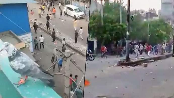 दिल्ली के जहांगीरपुरी में हनुमान जयंती शोभायात्रा में पथराव, पुलिस के दो जवान घायल, रैपिड एक्शन फोर्स तैनात