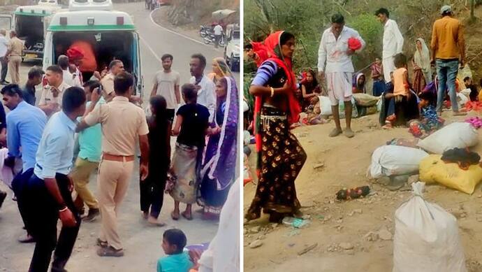 राजस्थान में दर्दनाक हादसा: ब्रेक फेल होने से पहाड़ी से टकराई बस, हर तरफ मच गई चीख पुकार, दो लोग सोए ही रह गए