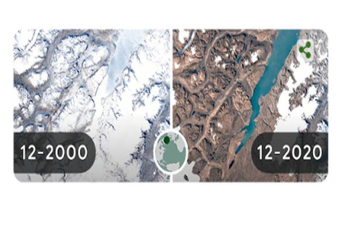 गूगल ने बताया कैसे बदल रही है हमारी धरती, World Earth Day 2022 में बनाया खास डूडल 