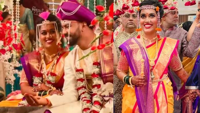 इंडियन आइडल की कंटेस्टेंट सायली कांबले ने की शादी, मराठी दुल्हन बन बेहद खूबसूरत लगी सिंगर