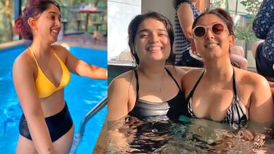 आमिर खान की बेटी आइरा ने बिकिनी पहन पूल में लगाई डुबकी, देखें कुछ हॉट तस्वीरें