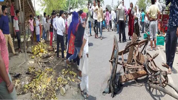 अलीगढ़: 7 लोगों को रौंद एक किलोमीटर तक चला गया ट्रक, मासूम समेत 4 की हुई मौत