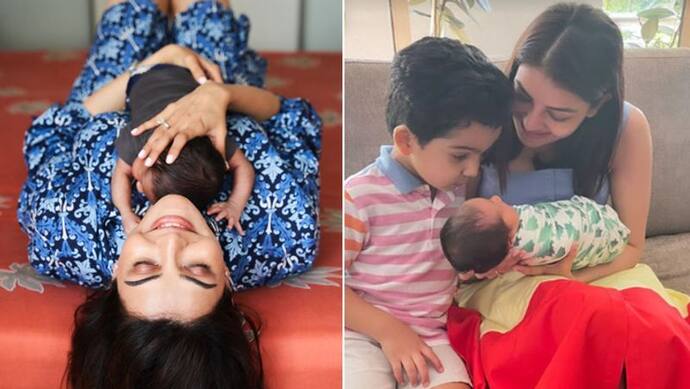 Mother's Day 2022: काजल अग्रवाल ने पहली बार दिखाई अपने बेटे की झलक, लाडले को सीने से लगाए आई नजर