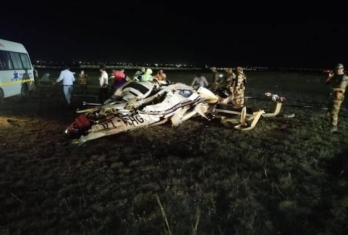 Chhatisgarh एयरपोर्ट पर Helicopter क्रैश, दो पायलट मारे गए, हादसा की जांच के लिए संयुक्त टेक्निकल टीम गठित