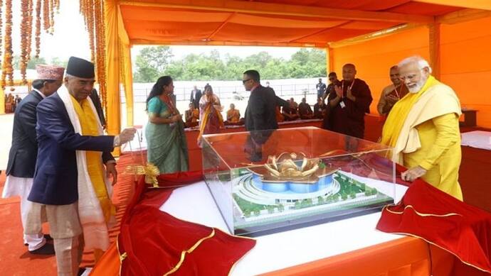 भगवान बुद्ध की जन्मस्थली लुंबिनी में PM ने रखी बौद्ध कल्चर & हेरिटेज सेंटर की आधारशिला,अंदर बहुत कुछ होगा खास