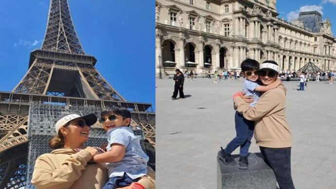 बेटे संग पेरिस में इंजॉय कर रही सानिया मिर्जा, देखें दोनों की क्यूट फोटोज