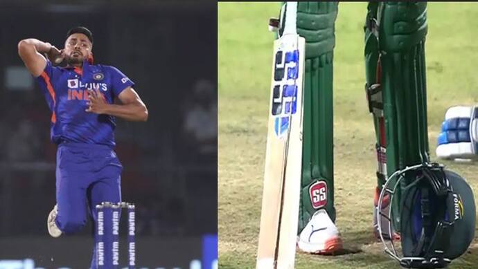 IND vs SA, 1st T20I:आवेश खान ने फेंकी ऐसी यॉर्कर गेंद, साउथ अफ्रीका के बल्लेबाज के बैट के हुए दो टुकड़े