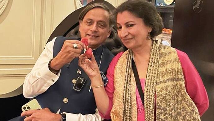 Shashi Tharoor: लंदन में महिला साहित्यकार संग 'स्ट्रॉबेरी' के साथ दिखे शशि थरूर, यूजर्स कर रहे ऐसे कमेंट्स