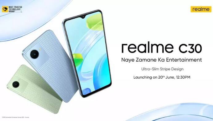 20 जून को इंडिया में लॉन्च होगा Realme C30 स्मार्टफोन, काम बजट में मिलेंगे ये शानदार फीचर्स