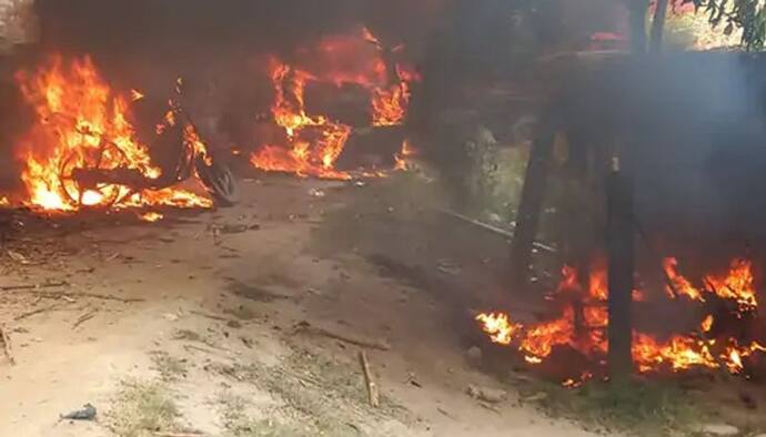 अग्निपथ में जल रहा बिहार:  पुलिस पर की दनादन फायरिंग, रेलवे स्टेशन को जला दिया, दर्जनों वाहनों को फूंका