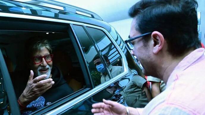 अमिताभ बच्चन की कार की खिड़की पर अचानक इस सुपरस्टार ने दी दस्तक, देखते ही खिल उठा बिग बी का चेहरा