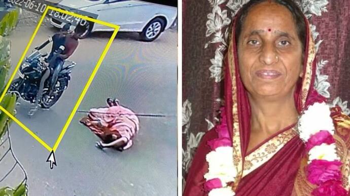 2 दोस्तों बाइक से 90KM की रफ्तार में आए और महिला को रौंद डाला...देखिए जयपुर में मौत का लाइव Video