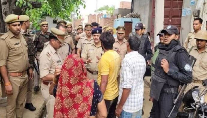 अलीगढ़: दो पक्षों के बीच खूनी संघर्ष में गई पिता-पुत्री की जान, पुलिस की मौजदूगी में भी चलती रही गोलियां