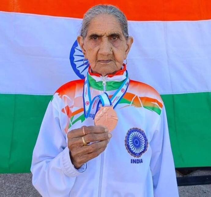 94 वर्षीय चैंपियन दादी ने किया विदेशी धरती पर धमाल, 100 मीटर रेस में गोल्ड जीत किया हैरान
