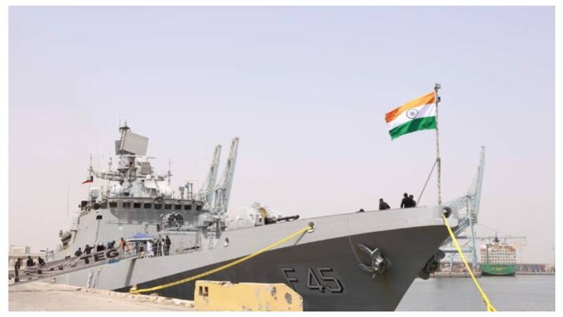 Indian naval ship INS TEG  in Kuwait