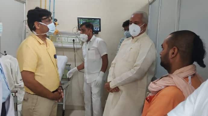 भरतपुर में  राधे-राधे चिल्लाकर आग लगाने वाले साधु की हालत गंभीर, प्लास्टिक सर्जरी के लिए स्किन तक नहीं बची