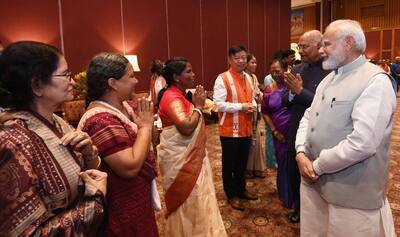 मोदी ने दी रामनाथ कोविंद को Farewell पार्टी:पहली बार पूरे देश, हर वर्ग-फील्ड को निमंत्रण-देखें डिनर की PICS