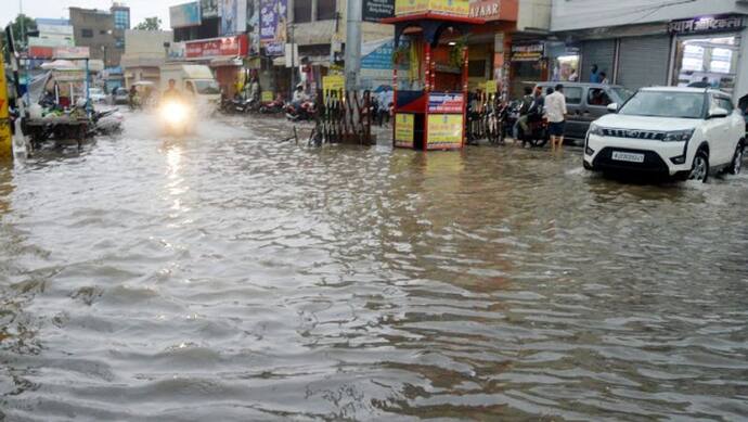 राजस्थान में फेल मौसम की भविष्यवाणीः इस जिलें में सुबह से हो रही बारिश, कई इलाके हो गए पानी-पानी