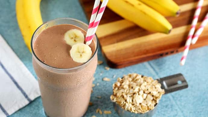 chocolate banana oats smoothie recipe