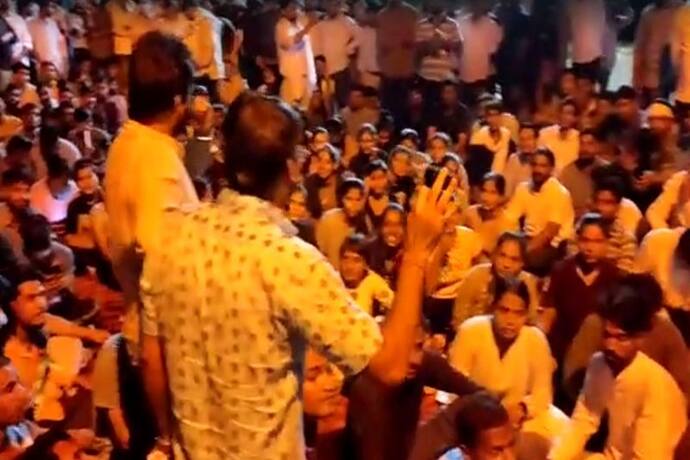 जालौर की घटना के खिलाफ जयपुर में विरोध: छात्र नेताओं का 5 मांगों के लेकर प्रदर्शन, बीजेपी नेता ने दी चेतावनी