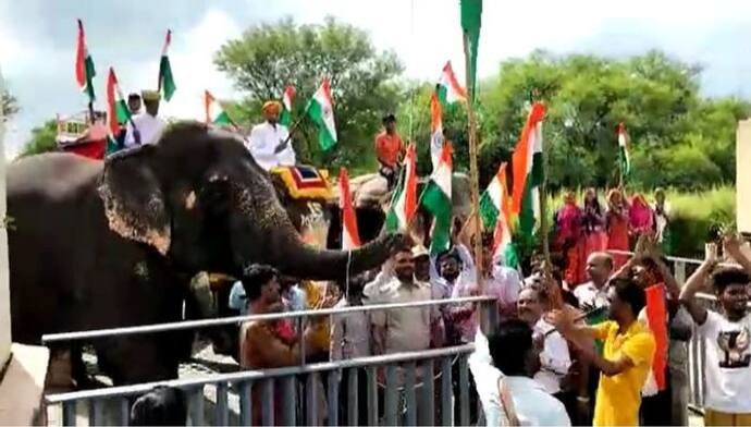 जयपुर के एलीफेंट विलेज में कुछ इस तरह से मना स्वतंत्रता दिवस, वीडियो देखकर आप भी कह उठेंगे वाह
