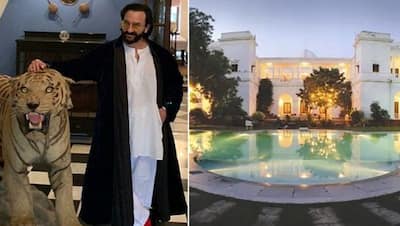 INSIDE PHOTOS: 10 एकड़ में फैला 150 कमरे वाला सैफ अली खान का 'महल',  कीमत 800 करोड़ रुपए से भी ज्यादा