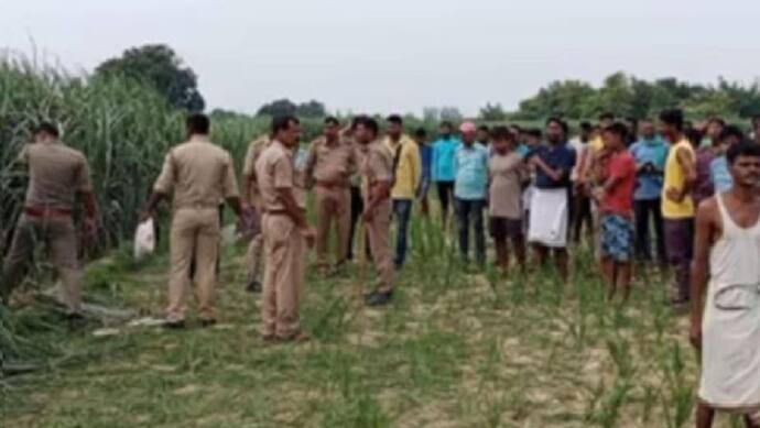 आजमगढ़ में गन्ने के खेत में मिला नाबालिग का शव, परिजनों ने पुलिस पर लगाया गंभीर आरोप