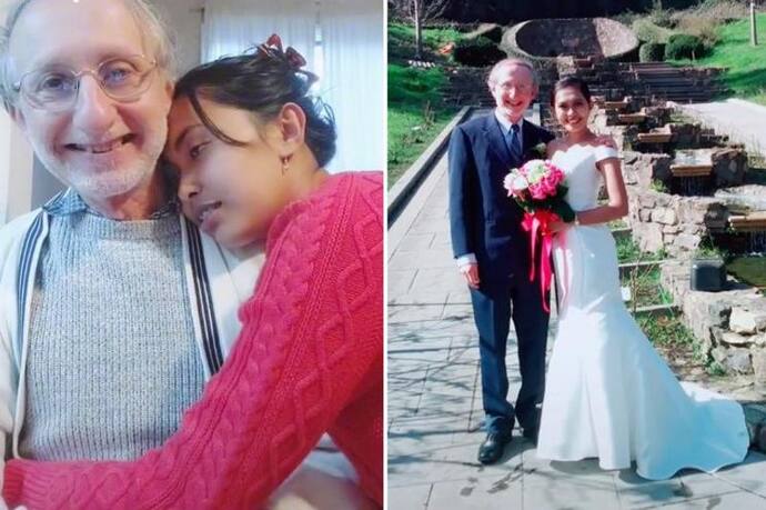 27 की इस लड़की को सचमुच में 69 साल का 'बुड्ढा' मिल गया,सोशल मीडिया पर जोरों पर हैं, इनके प्यार के चर्चे