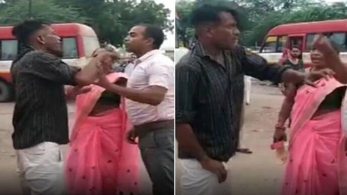 मथुरा: बस में बैठकर युवक को ऐसा काम करना पड़ा भारी, महिला ने चप्पलों से तो पति ने थप्पड़ों से की जमकर बरसात