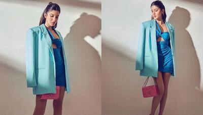 ब्लू शॉर्ट ड्रेस में शनाया कपूर ने बिखेरा जलवा, शाहरुख खान की बेटी सुहाना खान ने किया यह कमेंट