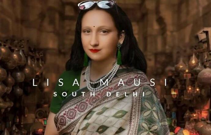 मोनालिसा का भारतीय अवतार.. 'लिसा मौसी' और 'लिसा ताई' के साथ-साथ कई और रूप में आई सामने 