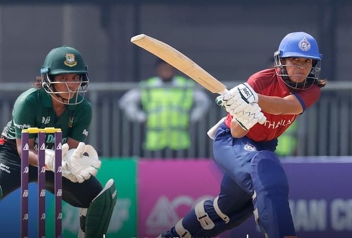 Women's Asia Cup Cricket: बांग्लादेशी महिलाओं की कातिलाना गेंदबाजी, कैप्टन सुल्ताना ने छक्के से दिलाई जीत