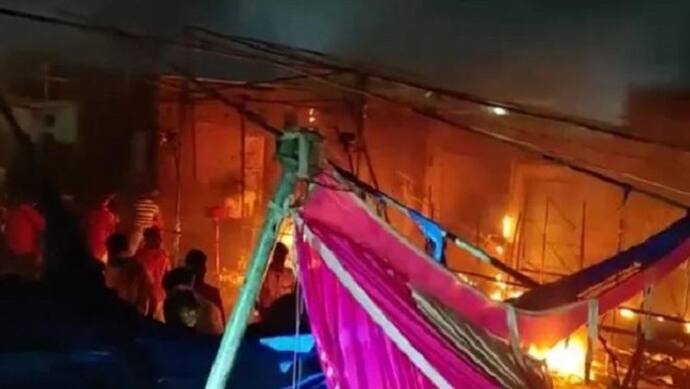 भदोही: बच्चों और महिलाओं के जले चेहरे बता रहे थे हादसे की भयावहता, दुर्गा पंडाल में चल रहा था डिजिटल शो