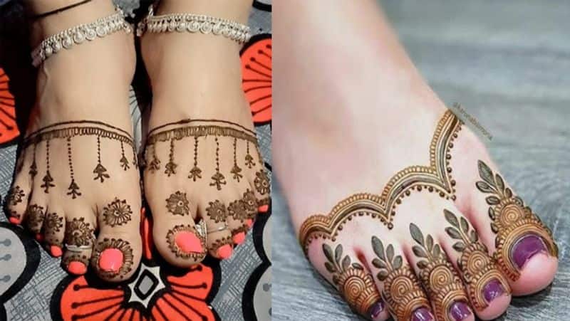 Mehndi Designs For Foot : मेहंदी के ये डिज़ाइन है लगाए पैरों पर जो है बेहद  खूबसूरत - Sakhi Health